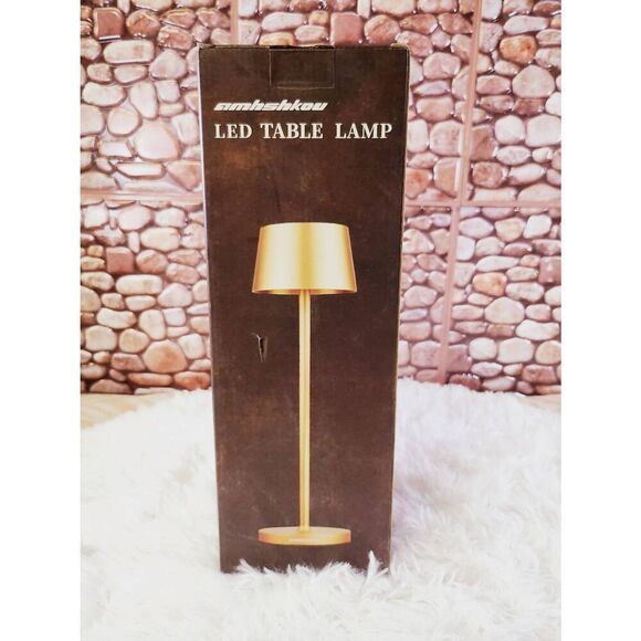 Dimmable Rechargeable Cordless White Desk Table Lamp #B8 - Picture 6 of 6